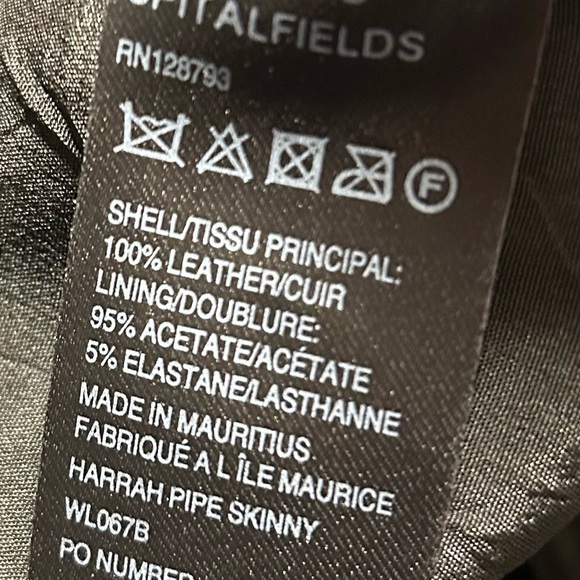 Allsaints Mauritius Leather Skinny Pants - Picture 8 of 8